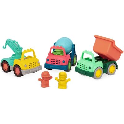 Battat Wonder Wheels Ensemble de 3 Camions pour Enfants Battat Wonder Wheels Ensemble de 3 Camions pour Enfants