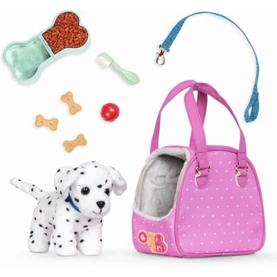 Set de accesorios de cachorro dálmata de Our Generation - Accesorios para muñecas Set de accesorios de cachorro dálmata de Our Generation - Accesorios para muñecas
