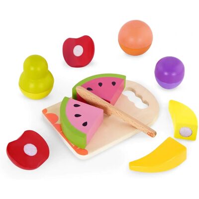 B.Toys Träfruktset - Skär och Lek, 14 delar - Utbildande Leksak B.Toys Träfruktset - Skär och Lek, 14 delar - Utbildande Leksak