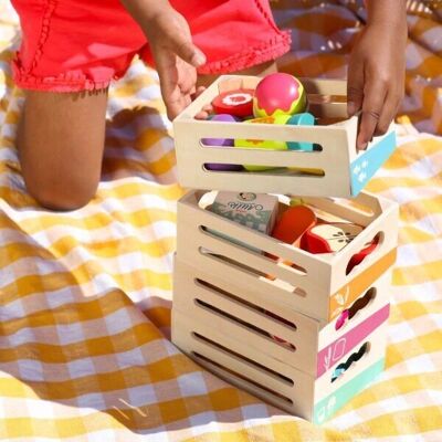 B. Toys Ensemble de Nourriture en Bois - Tri Nutritionnel B. Toys Ensemble de Nourriture en Bois - Tri Nutritionnel