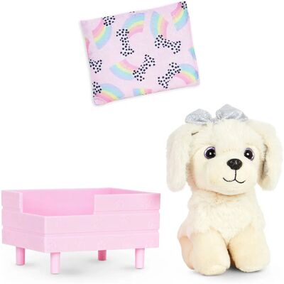 Glitter Girls Zeke - Poseerbare pluche Golden Retriever - Knuffeldier Glitter Girls Zeke - Poseerbare pluche Golden Retriever - Knuffeldier