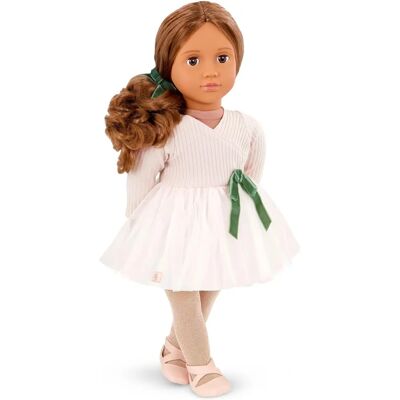 Our Generation Carlota - Poupée Ballerine de 46 cm avec Cheveux et Yeux Marrons - Publicité Our Generation Carlota - Poupée Ballerine de 46 cm avec Cheveux et Yeux Marrons - Publicité