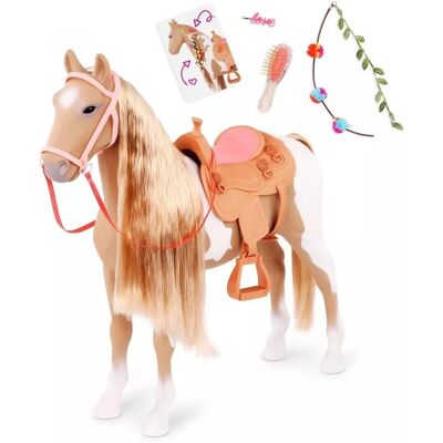 Our Generation Palomino Caballo de Juego con Pelo - Caballo Our Generation Palomino Caballo de Juego con Pelo - Caballo