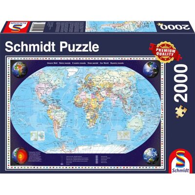 Puzzle SCHMIDT Our World - Dès 3 ans Puzzle SCHMIDT Our World - Dès 3 ans