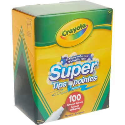 Crayola Super Tips Washable Markers - Over 100 Colors Crayola Super Tips Washable Markers - Over 100 Colors