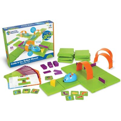 Learning Resources Code & Go Robot Mouse Set di Attività - Giocattolo robot educativo per bambini Learning Resources Code & Go Robot Mouse Set di Attività - Giocattolo robot educativo per bambini