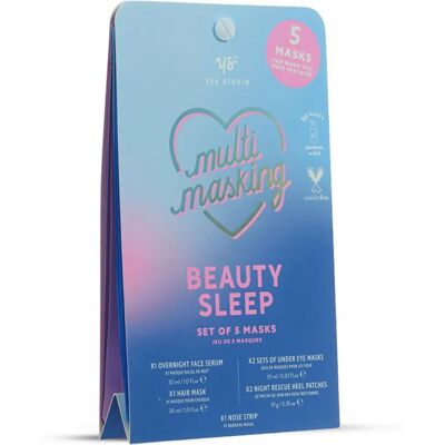 Yes Studio ‘Beauty Sleep’ Multi-Masking Pack of 5 Masks - Beauty Masks Yes Studio ‘Beauty Sleep’ Multi-Masking Pack of 5 Masks - Beauty Masks
