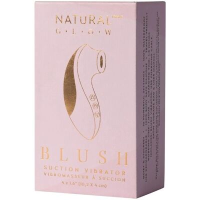 Natural Glow Vibrator - Blush - Wasserdicht, 10 Einstellungen - 4x1.6cm Natural Glow Vibrator - Blush - Wasserdicht, 10 Einstellungen - 4x1.6cm