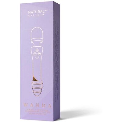 Natural Glow Waterdichte Wand Vibrator met 2 Tips - Persoonlijke Massager Natural Glow Waterdichte Wand Vibrator met 2 Tips - Persoonlijke Massager