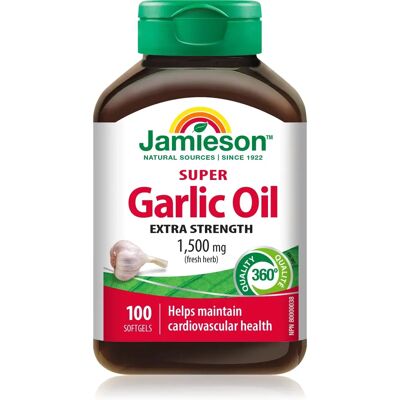 Marchio Jamieson Olio di Aglio - Integratore alimentare Marchio Jamieson Olio di Aglio - Integratore alimentare