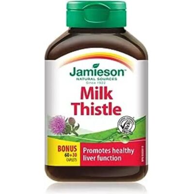 Vitaminas de Jamieson Cardo Mariano - 150 Mg - 90 cápsulas Vitaminas de Jamieson Cardo Mariano - 150 Mg - 90 cápsulas