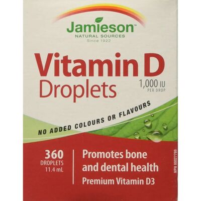 Jamieson Sorgenti Naturali Vitamina D3 Gocce - Vitamine Jamieson Sorgenti Naturali Vitamina D3 Gocce - Vitamine