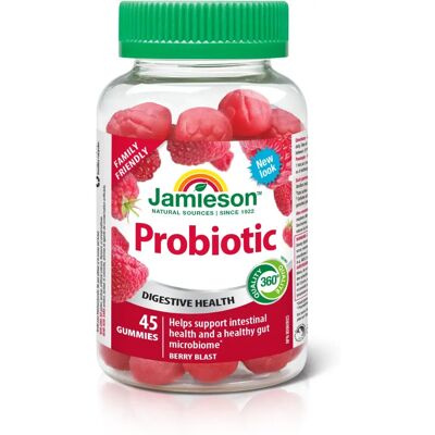Přirozené zdroje Jamieson Vitamíny, probiotické gumové medvídky, Berry Blast - Vitamíny a doplňky stravy Přirozené zdroje Jamieson Vitamíny, probiotické gumové medvídky, Berry Blast - Vitamíny a doplňky stravy