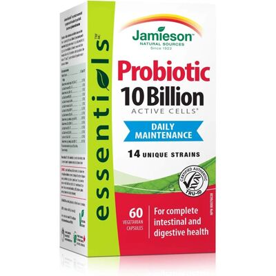 Jamieson Jamieson Vitaminas Cuidado diario Probiótico 10 mil millones - Vitamins & Supplements Jamieson Jamieson Vitaminas Cuidado diario Probiótico 10 mil millones - Vitamins & Supplements