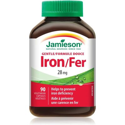 Jamieson Hierro Suave 28 Mg - Vitaminas Jamieson Hierro Suave 28 Mg - Vitaminas