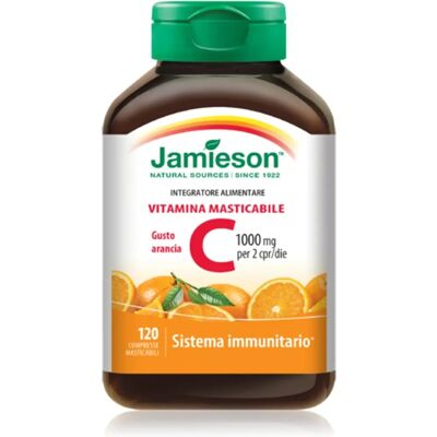 Vitamina C Jamieson 1000 mg gusto arancia - Supporto immunitario Vitamina C Jamieson 1000 mg gusto arancia - Supporto immunitario