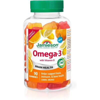 Vitamínové želé Omega-3 Jamieson - Vitamíny Vitamínové želé Omega-3 Jamieson - Vitamíny