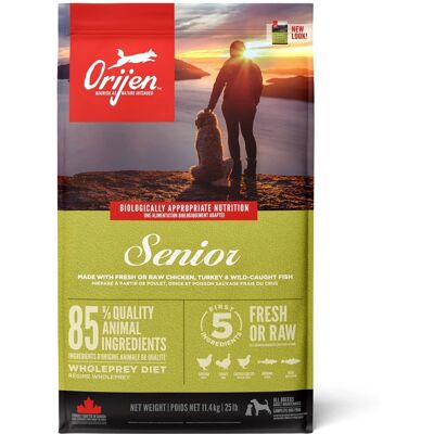 Orijen Senior Hundemat - Kornfri, Organisk, 11,4kg Orijen Senior Hundemat - Kornfri, Organisk, 11,4kg