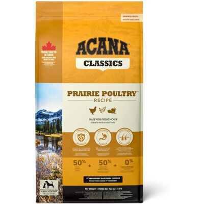 Acana Classics Prairie Poultry Tørrfôr til Hunder - Tørrfôr til Hunder Prairie Poultry 14,5 kg Acana Classics Prairie Poultry Tørrfôr til Hunder - Tørrfôr til Hunder Prairie Poultry 14,5 kg