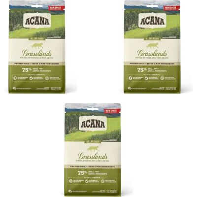 Nourriture pour Chats Acana Grasslands - Riche en Protéines Sans Céréales 340g - Publicité Nourriture pour Chats Acana Grasslands - Riche en Protéines Sans Céréales 340g - Publicité
