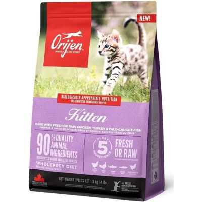 Comida para Gatitos Orijen - 340g Alimento Natural para Crecimiento Comida para Gatitos Orijen - 340g Alimento Natural para Crecimiento