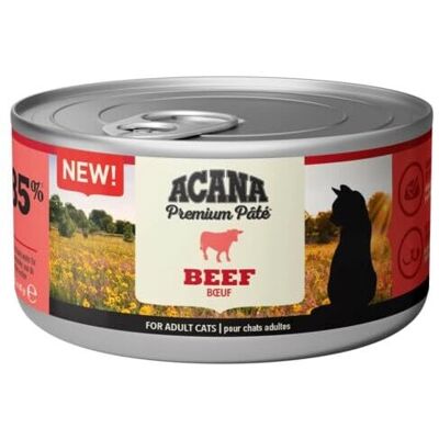 Acana nötköttskattmat - Premium Pâté för vuxna 24x85g Acana nötköttskattmat - Premium Pâté för vuxna 24x85g