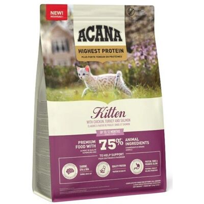 Acana Kattunge Kylling Kalkun Laks - Tørrfôr for katter - 1,8 kg Acana Kattunge Kylling Kalkun Laks - Tørrfôr for katter - 1,8 kg