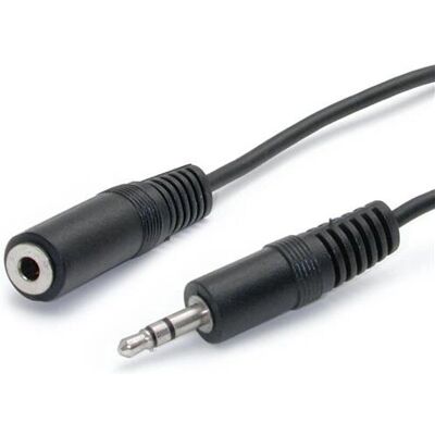 StarTech.com 6ft 3.5mm Audio Kabel - Zwart StarTech.com 6ft 3.5mm Audio Kabel - Zwart