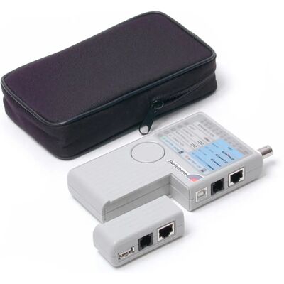 StarTech.com Professional Multi Function Network Cable Tester - Grey StarTech.com Professional Multi Function Network Cable Tester - Grey