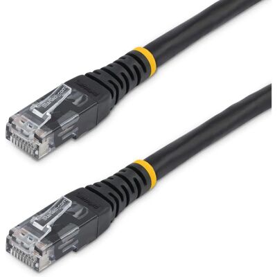 StarTech.com 30,48 m CAT6 Ethernet Kabel - Zwart - Netwerk Kabel StarTech.com 30,48 m CAT6 Ethernet Kabel - Zwart - Netwerk Kabel