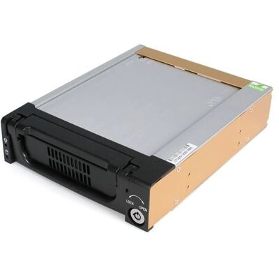 StarTech.com Fekete alumínium SATA/300 meghajtóhely - Támogatja SATA III, Zárható, 25K ciklus StarTech.com Fekete alumínium SATA/300 meghajtóhely - Támogatja SATA III, Zárható, 25K ciklus