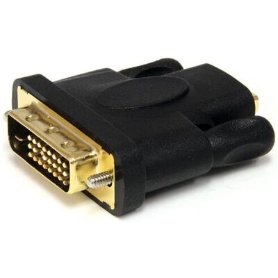 StarTech.com HDMI DVI Adapter - Musta - Video Kaapeli - F/M - DVI-D StarTech.com HDMI DVI Adapter - Musta - Video Kaapeli - F/M - DVI-D