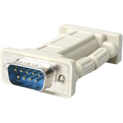 Adaptateur Null Modem StarTech.com NM9MF Gris - RS232 Adaptateur Null Modem StarTech.com NM9MF Gris - RS232