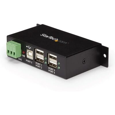 StarTech.com ST4200USBM Industriell USB-hubb - 4 portar - Svart StarTech.com ST4200USBM Industriell USB-hubb - 4 portar - Svart