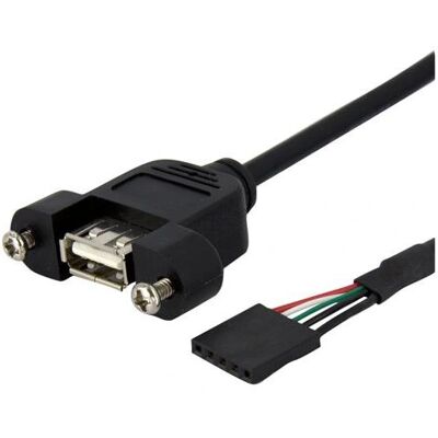Cable USB Montaje en Panel StarTech.com - 30 cm Cable USB Montaje en Panel StarTech.com - 30 cm
