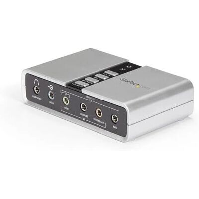 Carte Son Externe StarTech.com ICUSBAUDIO7D Blanc 7.1 Canaux Carte Son Externe StarTech.com ICUSBAUDIO7D Blanc 7.1 Canaux