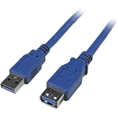 StarTech.com USB3SEXTAA6 Kabel USB - Niebieski - 1,8m - USB 3.2 Gen 1 StarTech.com USB3SEXTAA6 Kabel USB - Niebieski - 1,8m - USB 3.2 Gen 1