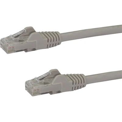 StarTech.com N6PATCH100GR Grey Cat6 Ethernet Cable - 30.5m - UTP - Snagless StarTech.com N6PATCH100GR Grey Cat6 Ethernet Cable - 30.5m - UTP - Snagless