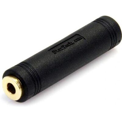 Adaptador de áudio 3,5 mm StarTech.com - Preto Adaptador de áudio 3,5 mm StarTech.com - Preto