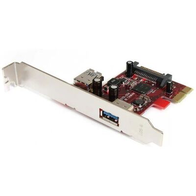 Placa PCIe USB 3.0 de 2 portas StarTech.com - Suporte UASP Placa PCIe USB 3.0 de 2 portas StarTech.com - Suporte UASP