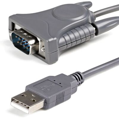 StarTech.com USB to Serial Adapter - 3 ft / 1m - with DB9 to DB25 Pin Adapter - Prolific PL-2303 StarTech.com USB to Serial Adapter - 3 ft / 1m - with DB9 to DB25 Pin Adapter - Prolific PL-2303
