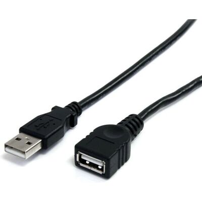 StarTech.com USB-laajennuskaapeli - 6 jalkaa, Musta, USB 2.0 StarTech.com USB-laajennuskaapeli - 6 jalkaa, Musta, USB 2.0
