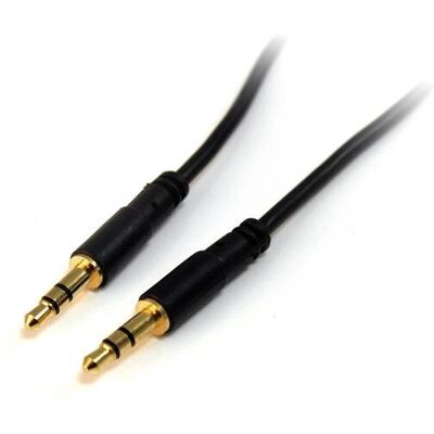 StarTech.com 6 ft Slim 3.5mm Stereo Audio Cable - M/M StarTech.com 6 ft Slim 3.5mm Stereo Audio Cable - M/M