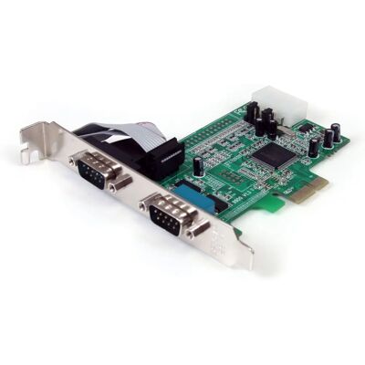 Adattatore seriale PCIe StarTech.com PEX2S553 - 2 porte RS232 Adattatore seriale PCIe StarTech.com PEX2S553 - 2 porte RS232