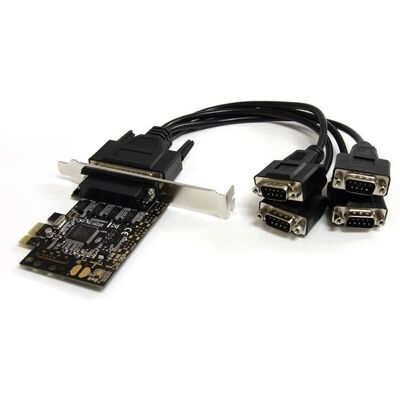 Tarjeta Serial PCI Express RS232 de 4 Puertos de StarTech.com - Gris - Tarjeta de Interfaz Tarjeta Serial PCI Express RS232 de 4 Puertos de StarTech.com - Gris - Tarjeta de Interfaz