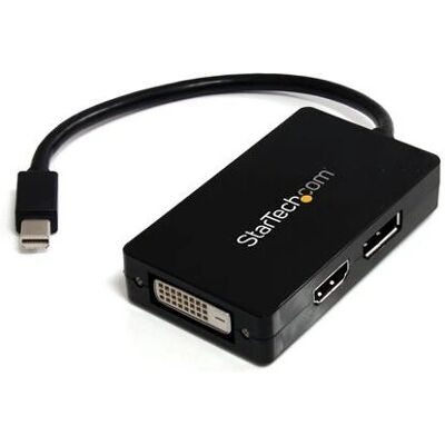 StarTech.com Mini DisplayPort till HDMI DVI DisplayPort-Adapter - Svart StarTech.com Mini DisplayPort till HDMI DVI DisplayPort-Adapter - Svart