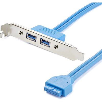 StarTech.com USB-adapter - 2x USB 3.0 Typ A - USB3SPLATE StarTech.com USB-adapter - 2x USB 3.0 Typ A - USB3SPLATE