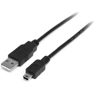 StarTech.com Kaapeli USB2HABM1M - Musta - 1M - USB 2.0 Type A:sta Mini-B:iin - Digitaalisiin Laitteisiin StarTech.com Kaapeli USB2HABM1M - Musta - 1M - USB 2.0 Type A:sta Mini-B:iin - Digitaalisiin Laitteisiin