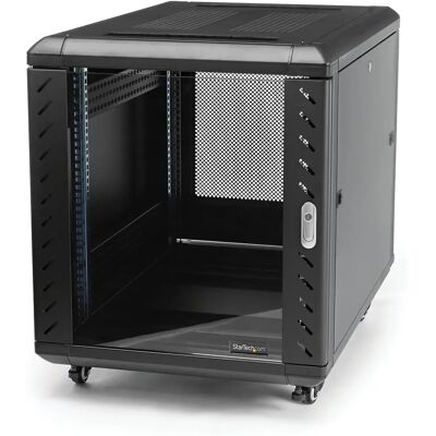 Armadio Rack 12U StarTech.com - Acciaio Sicuro, Vetro Frontale Armadio Rack 12U StarTech.com - Acciaio Sicuro, Vetro Frontale
