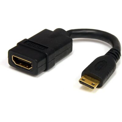 StarTech.com Adaptateur HDMI Mini à HDMI 5 pouces - Support 4K - Publicité StarTech.com Adaptateur HDMI Mini à HDMI 5 pouces - Support 4K - Publicité